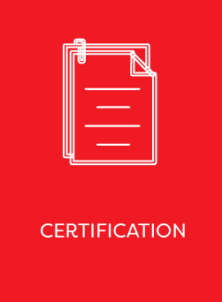 Certificazioni di prodotto Icona rossa bmate