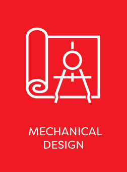 Icona rossa bmate Progettazione meccanica